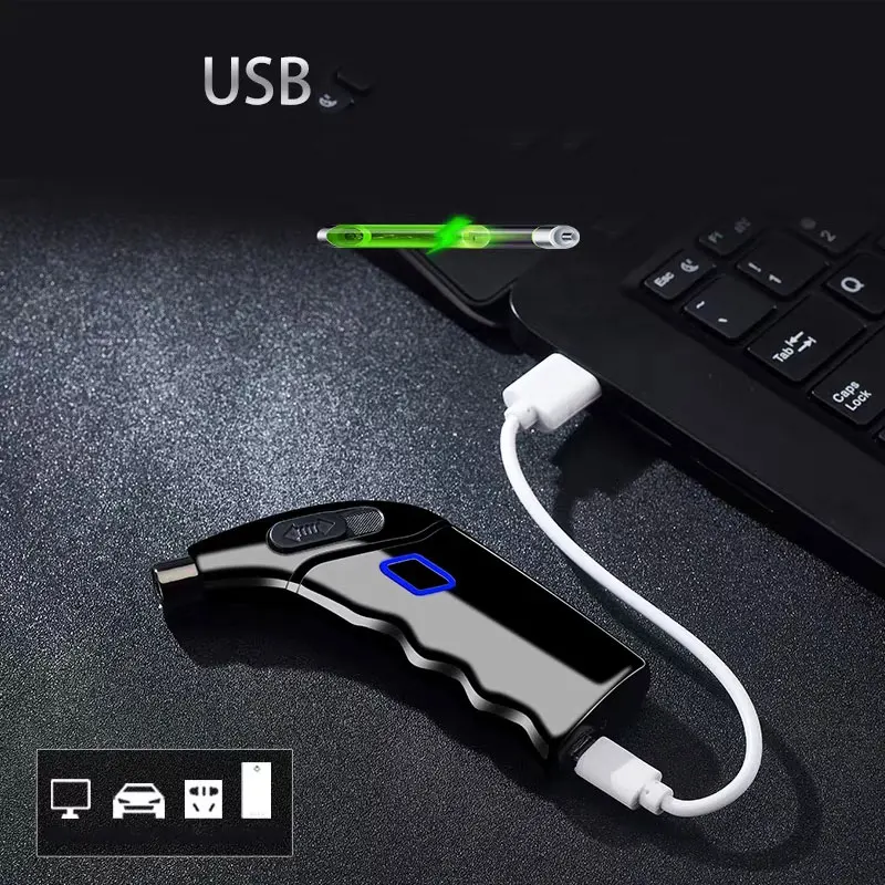 34*100 мм плазменная Зажигалка двойная Arc USB зарядка электронная эргономичная