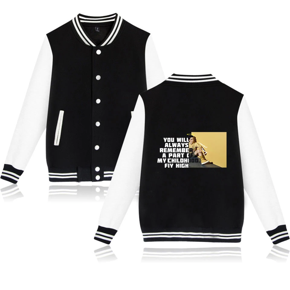Cameron Boyce Men Baseball Jacket Letters Print Bomber Fashion Design Mens College Varsity Veste Homme | Мужская одежда