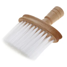 Pro Wooden Handle Hair Cutting Hairdressing Styling Salon Neck Hair Duster Clean Cleaning Brush Barbers Cutting Tools