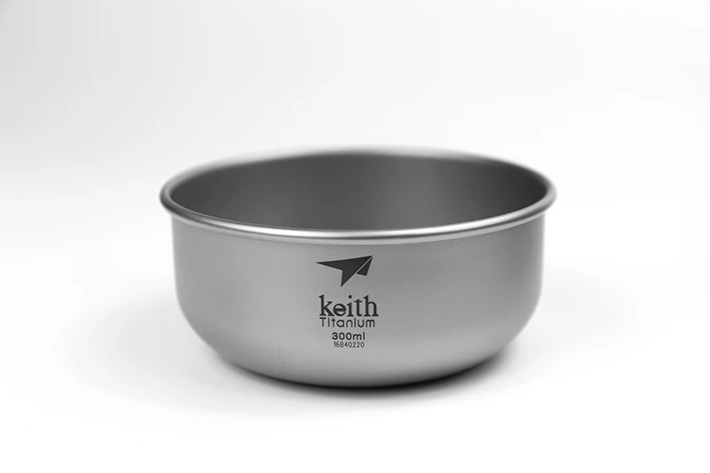 Комплект Keith, титановая миска, один набор, 7 шт., для отдыха на природе, путешествия, портативная посуда, контейнер титановый, 300 мл-900 мл, Ti5375