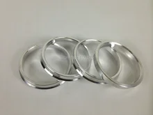4 PCS 74.1 a 56.1 Hub Centric Anéis OD = 67mm/72.62mm/73mm/74.1mm/75mm/76mm/70.4mm/70.8mm ID = 56.1mm cubo De Roda De Alumínio anel