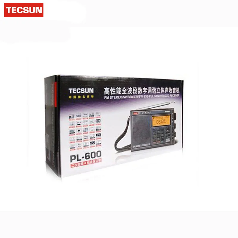 Оптовая продажа Tecsun pl600 FM радио стереомагнитола fm часы цифровой приемник