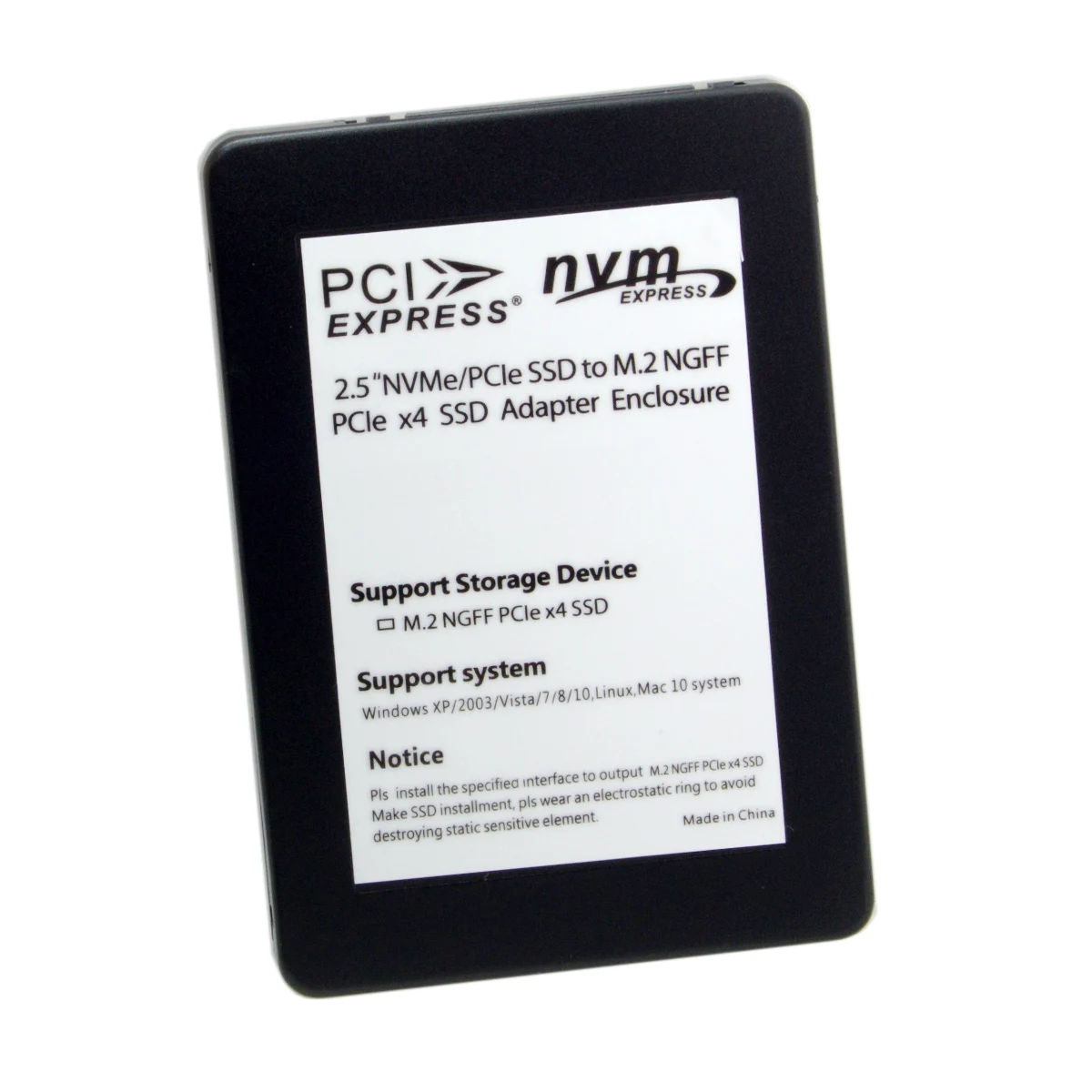 Chenyang NGFF M.2 M key PCIe to SFF 8639 NVME U.2 SSD Корпус для замены материнской платы Intel 750 p3600