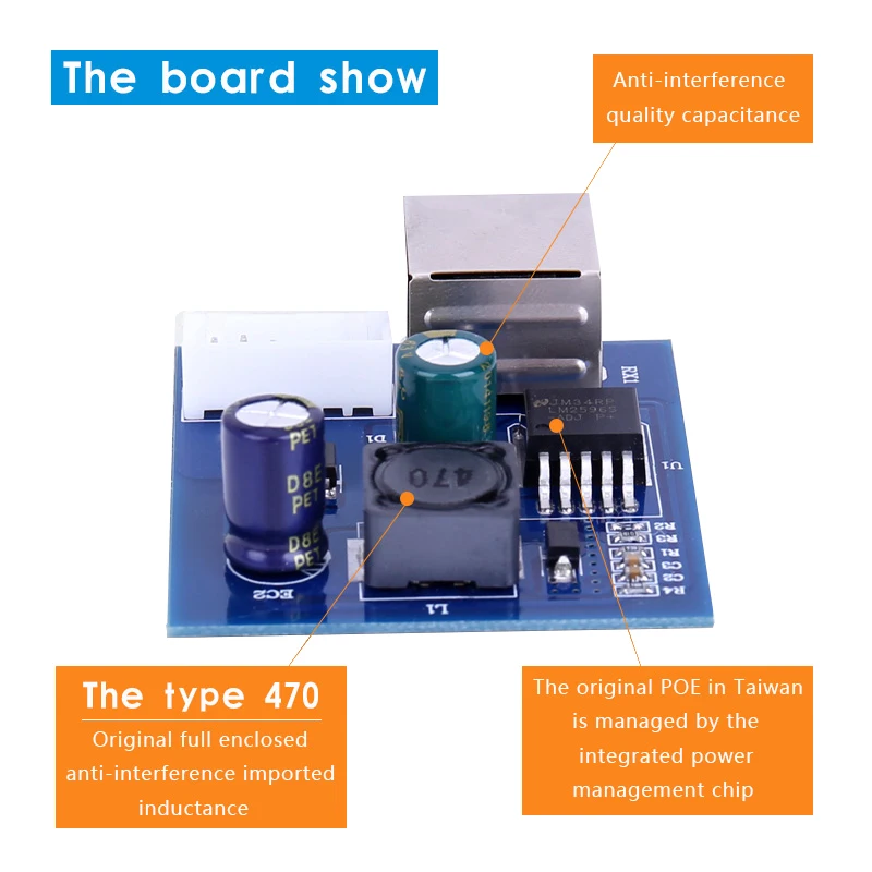  CCTV Monitor camera waterproof box POE Splitter module separator Integrated power type no-standard  - 32884001242