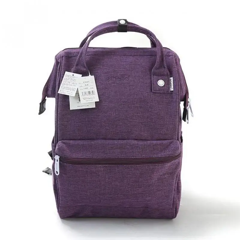 Рюкзак для мамы, сумка для подгузников, большая вместительность, детские сумки для подгузников, Дизайнерский Модный Дорожный рюкзак для ухода за ребенком, сумка для мамы, папы - Цвет: purple