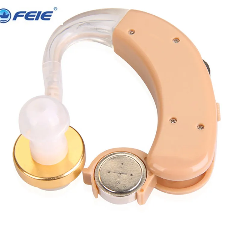 Voice Amplifier Hearing Aids Portable Invisible BTE Ear Care Machine For Elderly Deaf Battery Headphone Adjustable Tone S 520