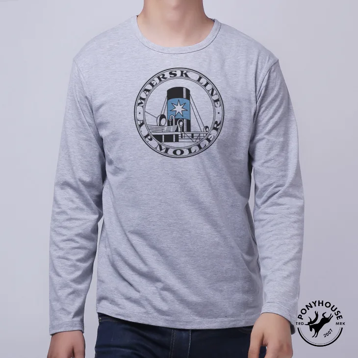 2015I XYH CXS EDK HT MAERSK LINE Maersk men's shirt with long sleeves