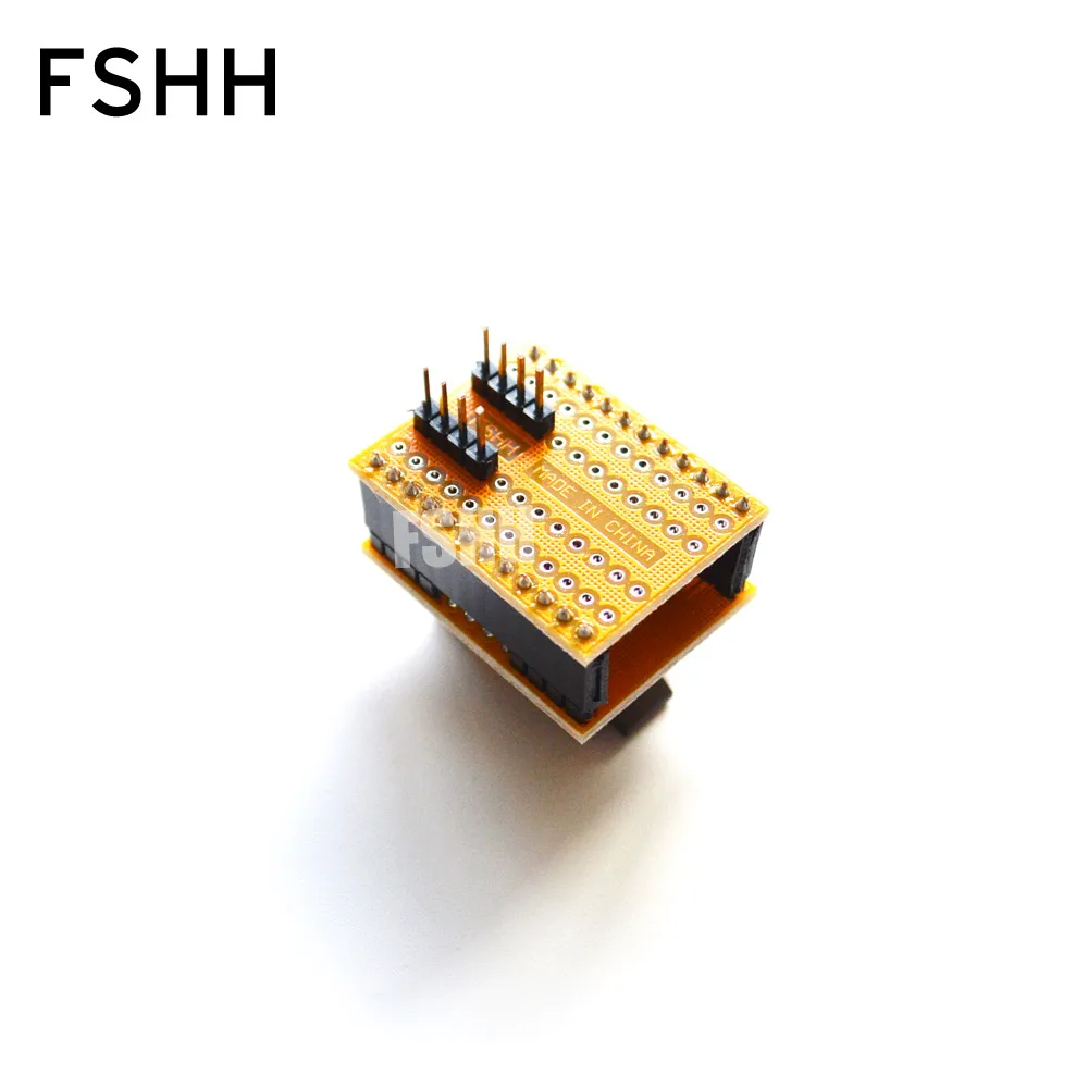 QFN8 to DIP8 Programmer Adapter WSON8 DFN8 MLF8 to DIP8 socket Pitch=0.5mm Size=2x2mm