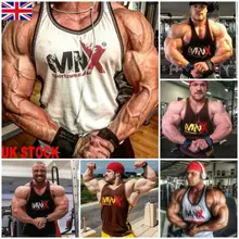 Мужская майка для тренажерного зала, майка, футболка Стрингер Бодибилдинг, летняя хлопковая мягкая майка для фитнеса, спортивная одежда, мужская одежда