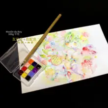Япония HB Holbein дружественные ветровые самосочетающиеся 24 цвета ранг акварельные пигментные упаковки дозирующие пластины акварельные