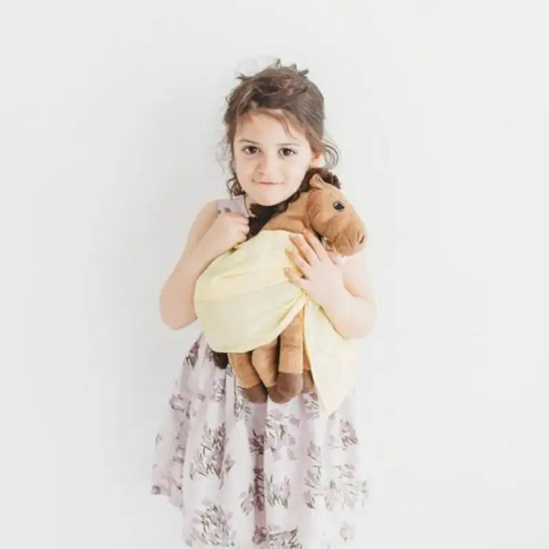 2019 Детская кукла слинг Перевозчик Регулируемый хлопок Дети Малыш Дети спереди сзади домашних животных переноска в упаковке для кукол