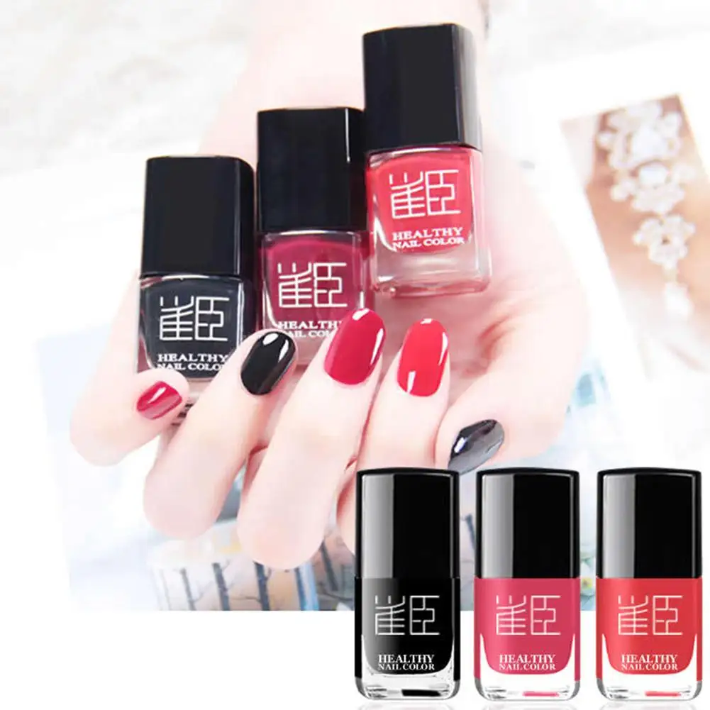 

2/3 Bottles Women's Nail Polish Quick Dry Long Lasting Nail Polish Peel Off Waterproof Varnish Lacquer Nail Art Manicure