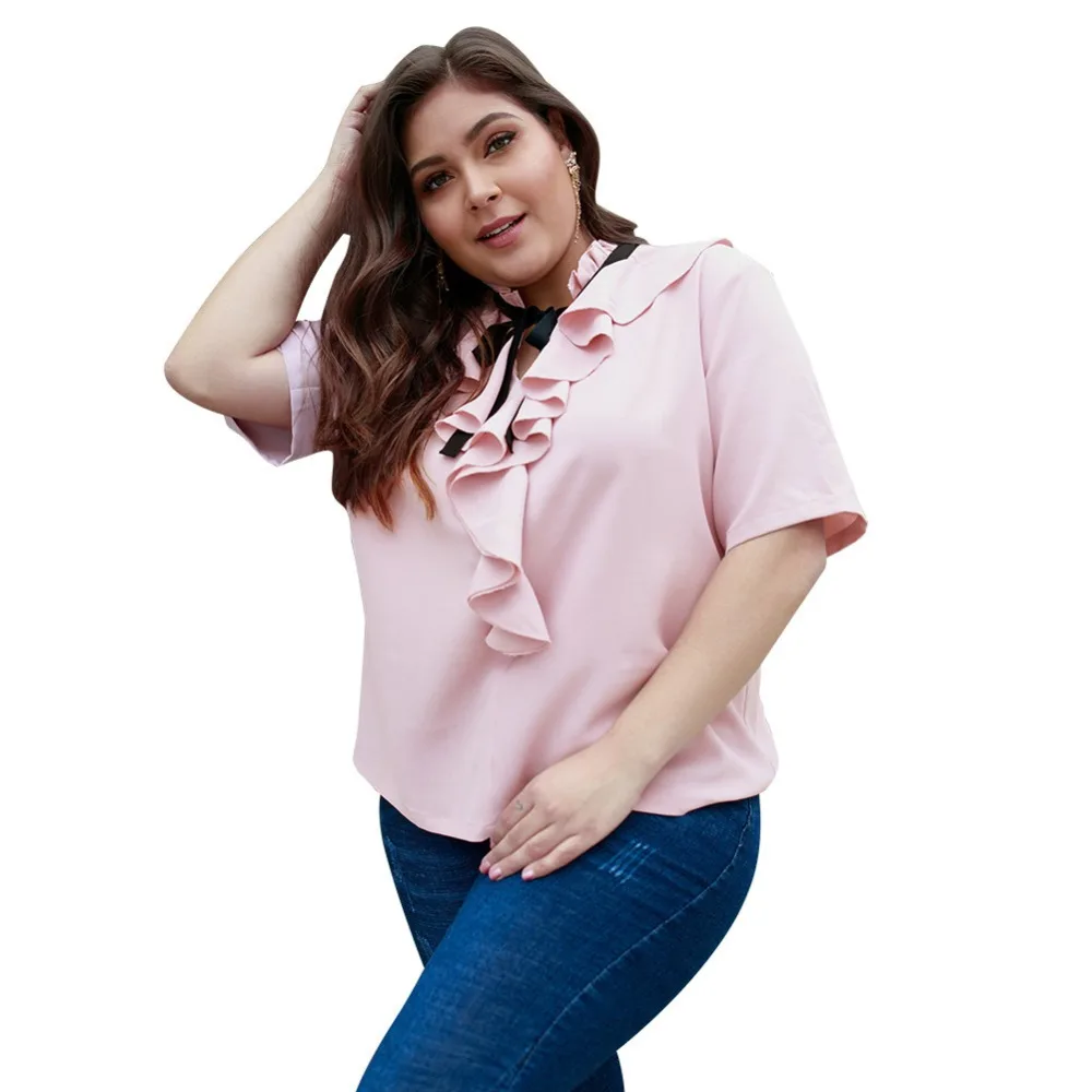 4XL новая мода европейско американский стиль летние женские пуловеры с коротким