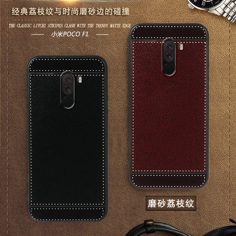 Чехол Smile для Xiaomi Pocophone F1 роскошный мягкий черный силиконовый чехол 6 18 дюйма BC с