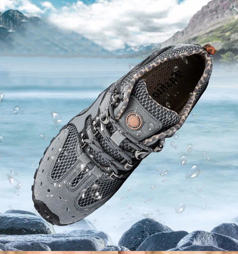 Уличная обувь для альпинизма, спортивная обувь, мужская водонепроницаемая Треккинговая обувь, мужские кроссовки, походные ботинки