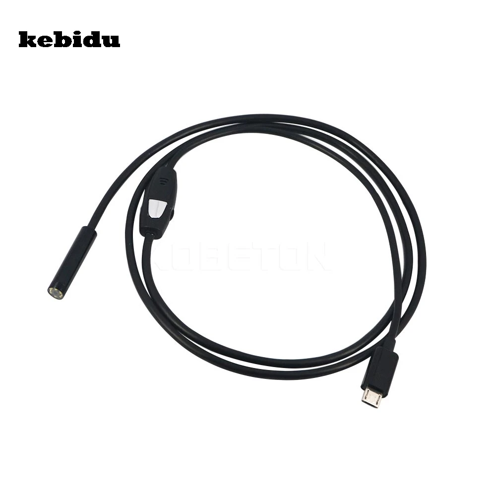 Kebidu 2016 6 светодиодный 1 м 5 2 3 ПК смартфон USB эндоскоп IP67 Водонепроницаемый OTG Android