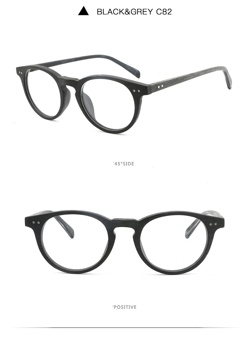 Горячая Распродажа, мужские и женские деревянные простые очки, очки для близорукости, деревянная оправа, солнцезащитные очки с прозрачными линзами