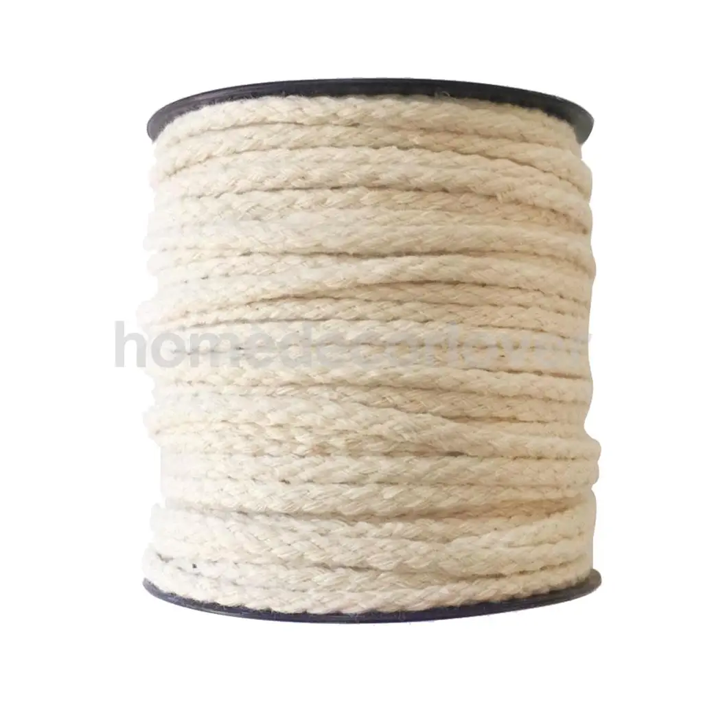 Multi-purpose Natural Twisted Cotton Rope Clothesline Rope Knitting Cord Crafts