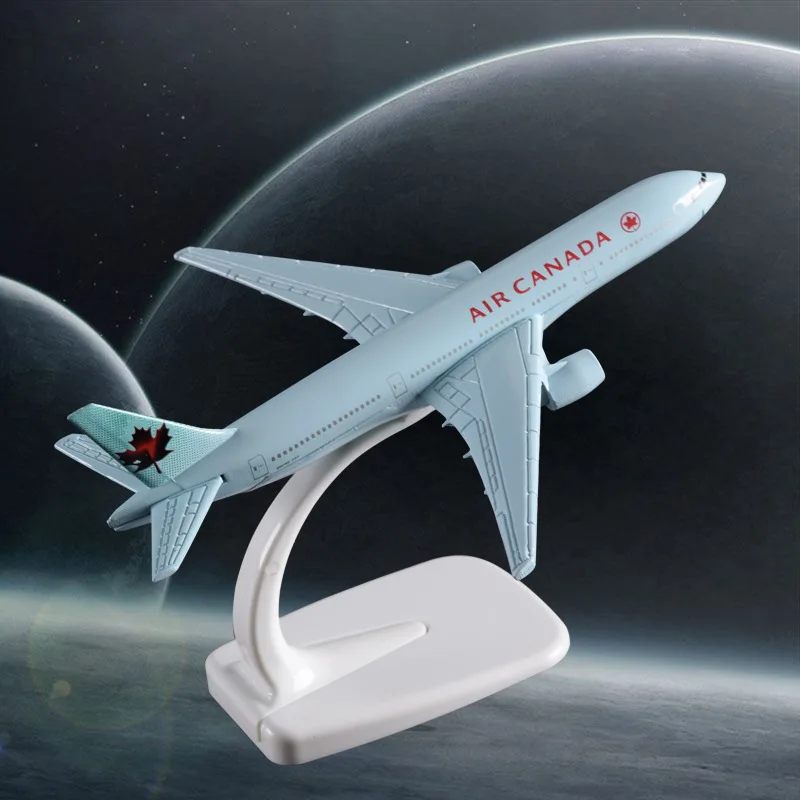 16cm Boeing 777 Air Canada Airplane Model Alloy Static Aircraft Model