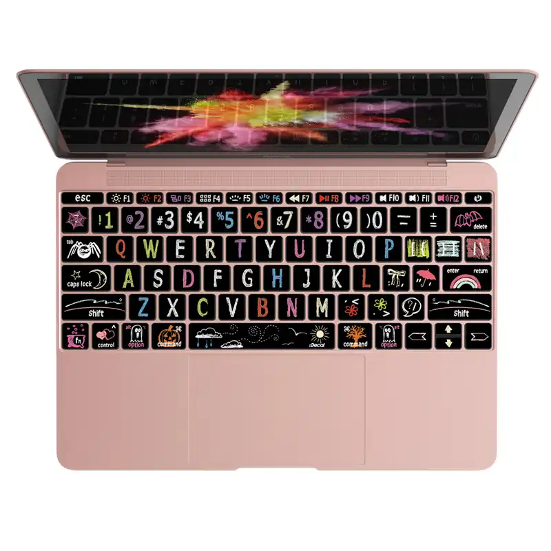 スーパーかわいいキーボードカバーのmacbook Pro 13なしタッチバーa1708 12インチソフトキーボードステッカーダスト防水 Keyboard Covers Aliexpress