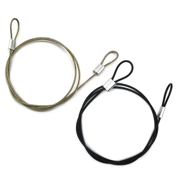 

Safety Strap Stainless Steel Tether Lanyard Wrist Hand 60cm For GoPro Camera New