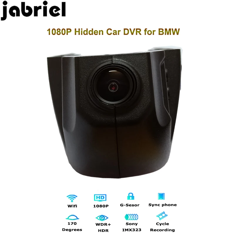 Видеорегистратор Jabriel скрытый Wifi 1080P камера с двойным объективом для BMW 3 5 7 серии