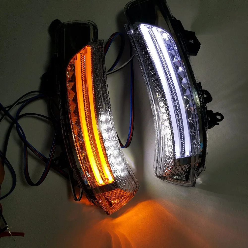 Rearview rear view mirror LED turn signal light corner side lamp for