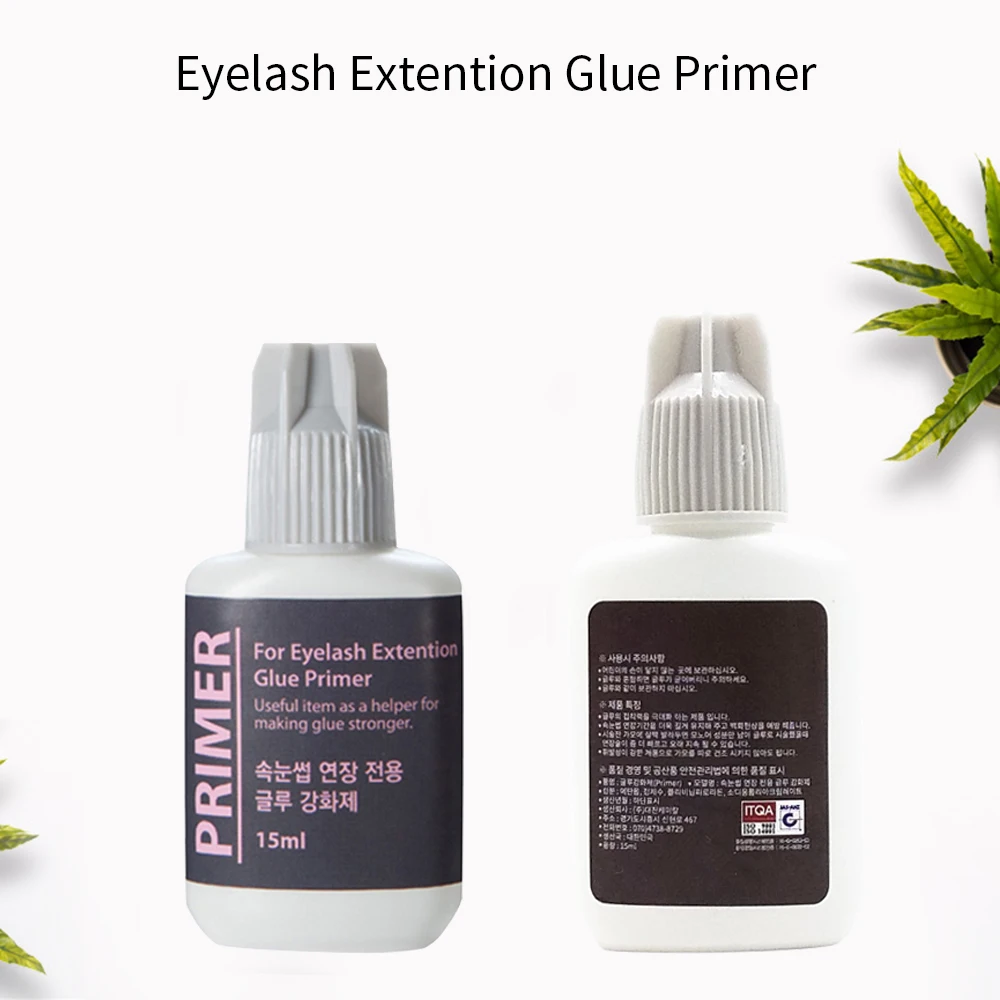 

15ml Glue Primer Used on Roots of False Eyelashes Make Eyelash Glue stronger Keep Lashes Stay Longer