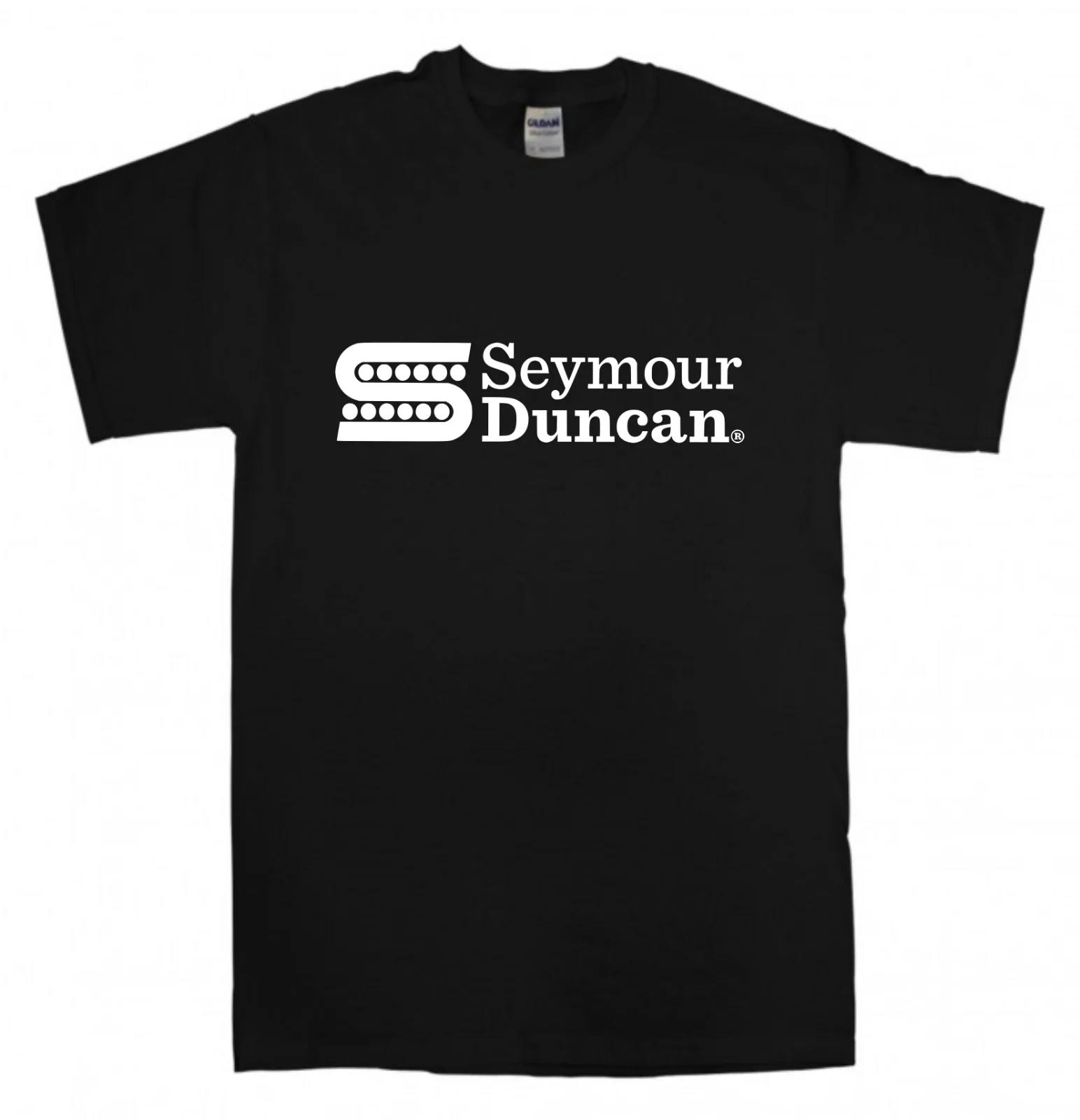 Seymour Duncan T shirt New Black White T shirt Pick Ups Pedals Guitar Bass Logo Classic Quality 