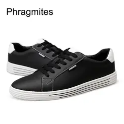 Phragmites Модные Разноцветные корейский личности Черный и белый цвета плоские кроссовки маленький размер 37 Мужская обувь ins горячая
