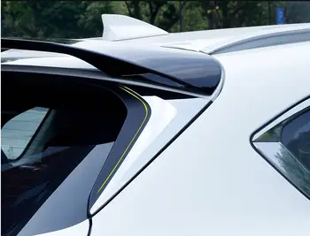 

For MAZDA CX-5 CX5 2017 2018 2019 ABS Chrome Rear Window Spoiler Side Cover Tail Triangle Trim Car Accessories