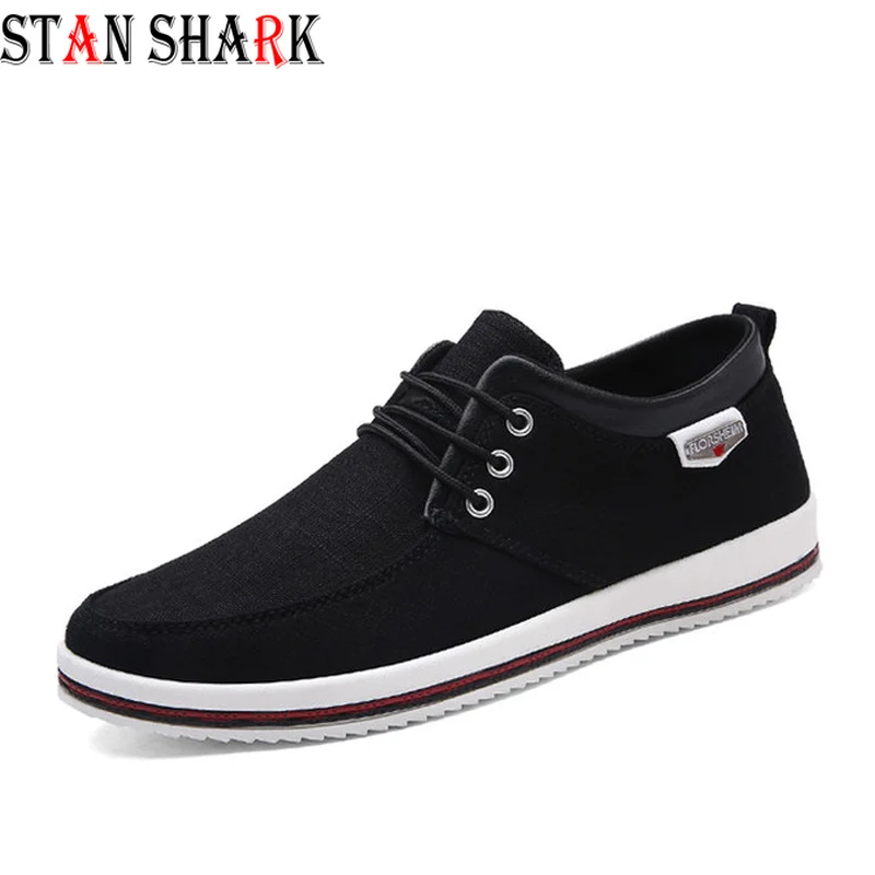 

High Quality 2019 New Men's Shoes Casual Men Shoes Big Size Handmade Moccasins Canvas Lace Up Shoes for Male Plus Size 39-46
