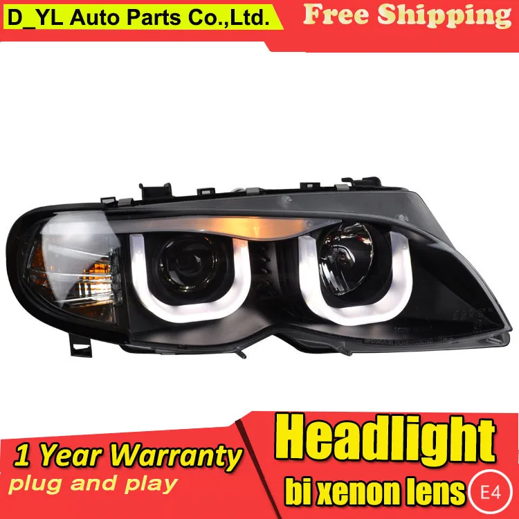 Car Styling for BMW 318 320 325CI 330CI Headlights 2004 2006 E46 LED