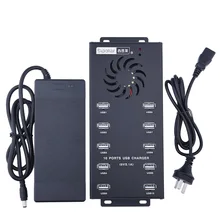 10-Port USB Charging Station can charge 10 devices (iPhone /iPad / cellphone / tablet / DC /MP3 / MP4 / PSP and other devices)