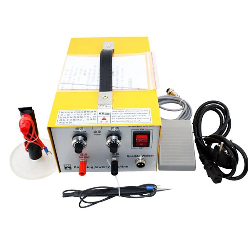Jewelry Spot Welding Machine 0.6 1mm Handheld Spot Welder For Gold and