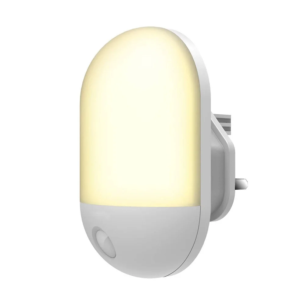 Ночной светильник розетка с 120 градусов человеческого тела индукционные теплый белый светильник светодиодный прикроватная лампа для Детская комната Спальня прихожей