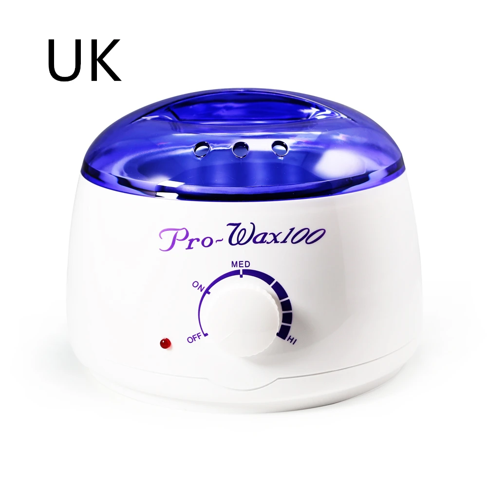 Blue ZOO Hair Removal Tools Mini Wax Dissolving Machine Hair Removal Depilatory Wax Warmer Pot Rechargeable Paraffin Wax Machine - Цвет: Blue W10924 UK