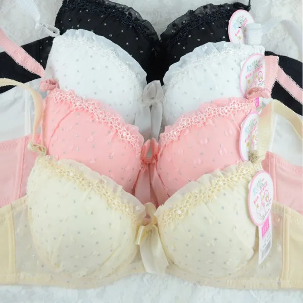 

2019 Women Push Up Bra Bowknot Lace Bras Lingerie Underwear Underwired Brassiere Dropshipping