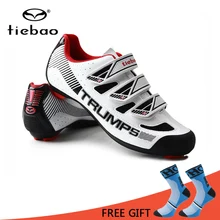 Tiebao профессиональная обувь для шоссейного велоспорта износостойкая дышащая велосипедная обувь с автоматической блокировкой обувь для велоспорта