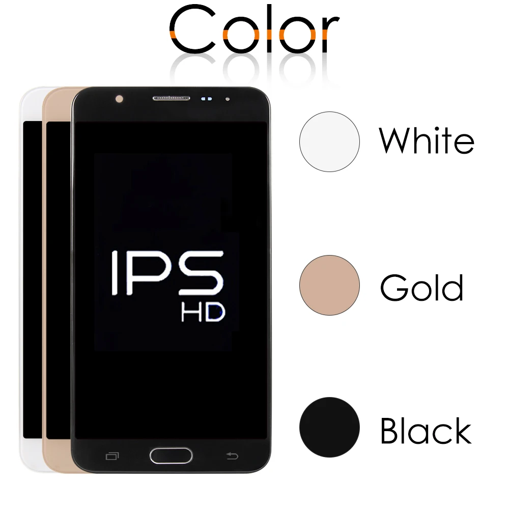 Sinbeda 5 ''Super AMOLED ЖК дисплей с одним отверстием для Samsung Galaxy J7 Prime G610 сенсорным