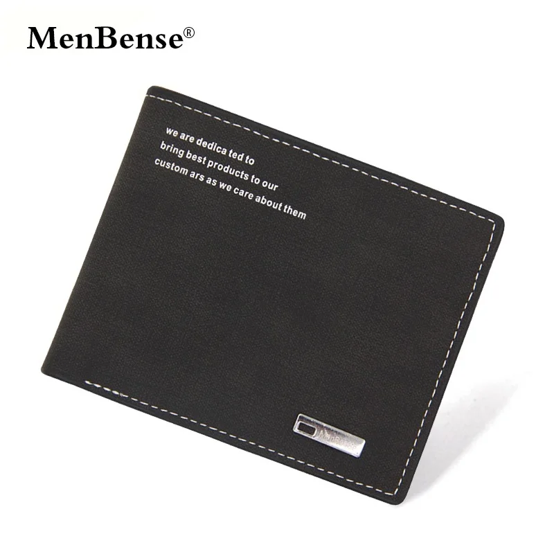 

Menbense men wallet Japan Style purses No Zipper luxury small smart wallet cute 2041
