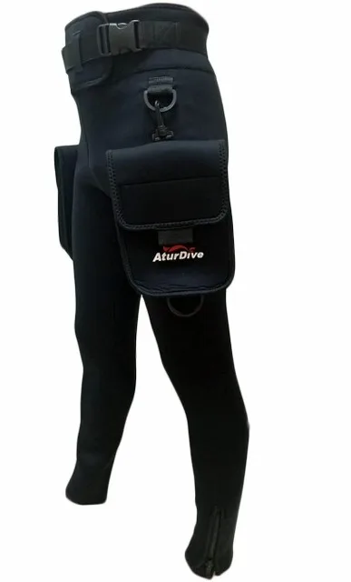 Submersible Pants Bag Capris Belt fabric belt 3mm Diving pants Diving suit shorts Equipment wetsuit