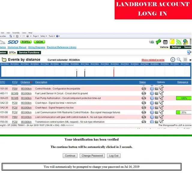 

Online Service Original Online Coding Programming Account Log In For JLR For VCM II FVDI J2534 JLR TOPIX Repair Account