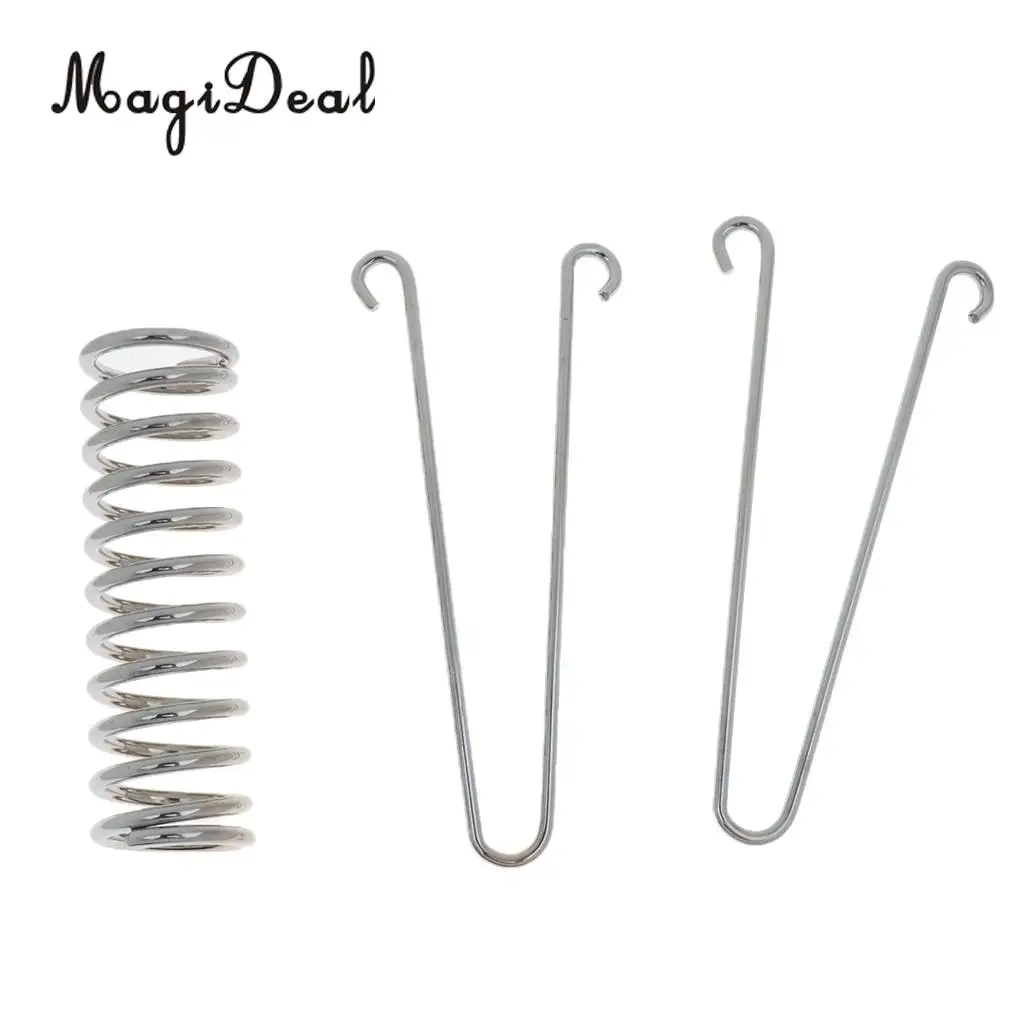 MagiDeal Hot Sale 10 Pieces Stainless Steel Camping Awning/Tent Spring Tensioner/ Tightener