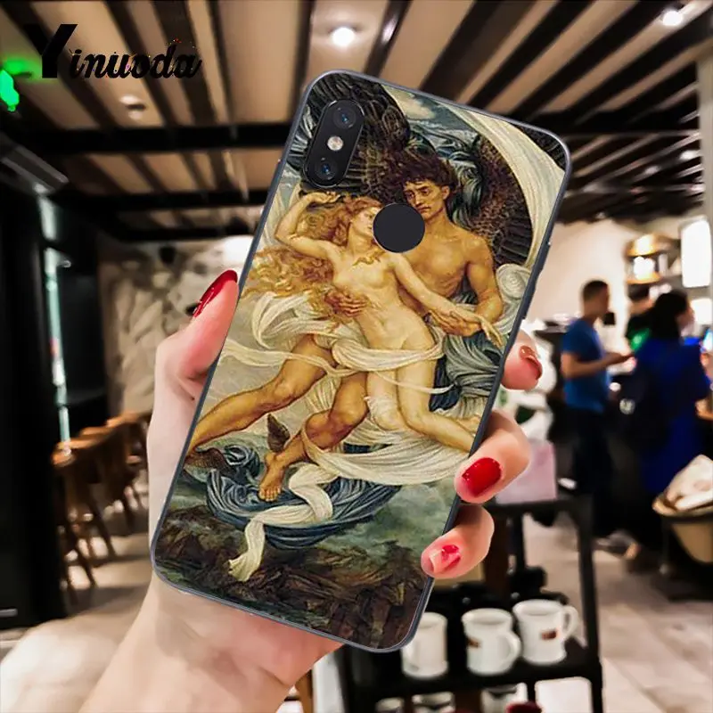 Yinuoda создание Адама Ренессанс живопись на холсте чехол для телефона для Xiaomi mi 6 mi x2 mi x2S Note3 8 8lite Red mi 5 note5 Note4 4X - Цвет: A10