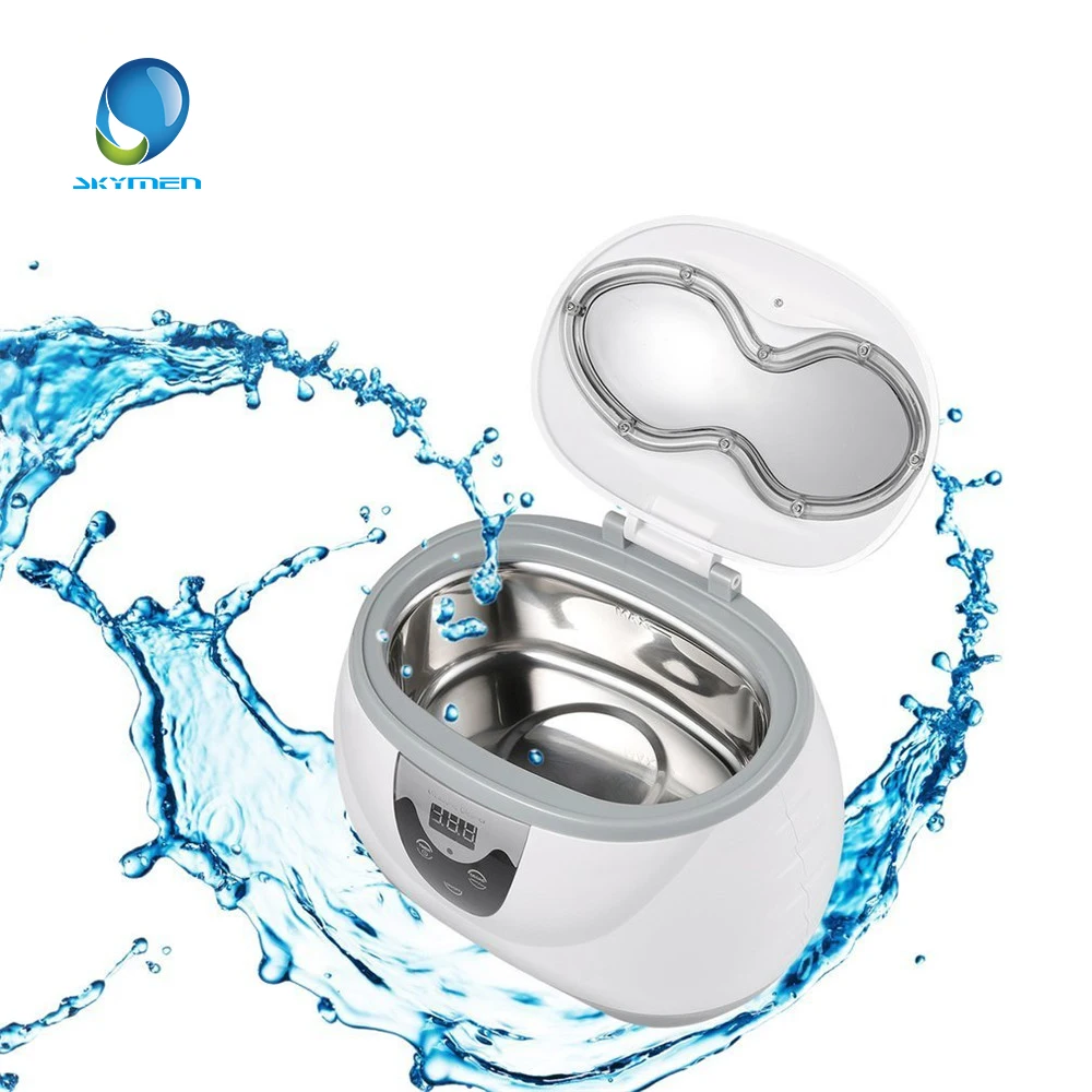 Skymen Mini 600ml Plastic Ultrasonic Cleaner Bath For Jewelry Watch