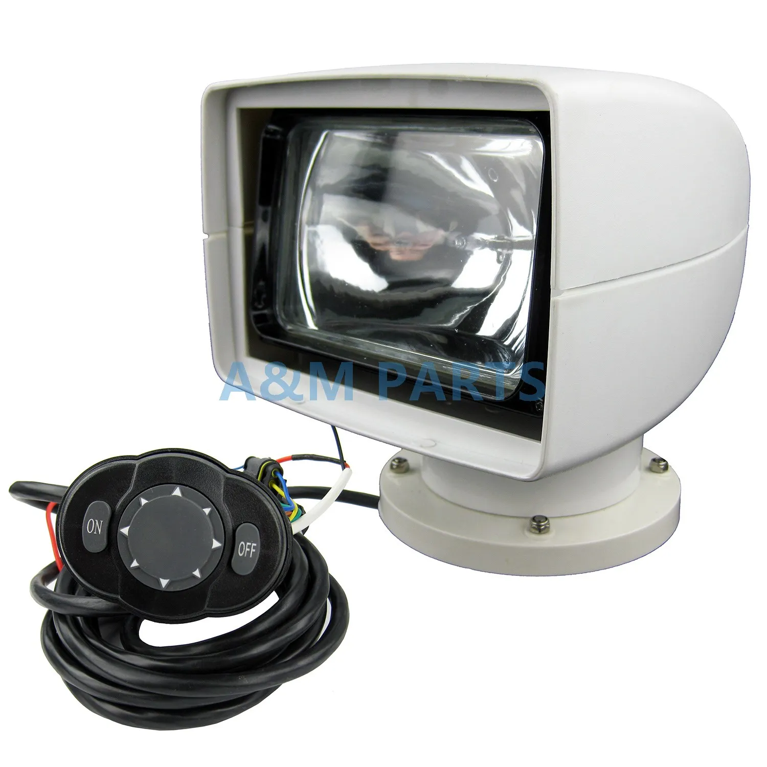 Marine Remote Control Spotlight Truck Car Boat Searchlight 12V 100W