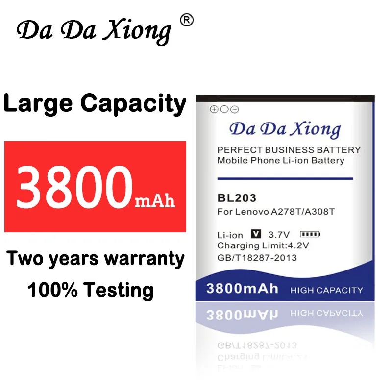 

3800mAh BL203 BL214 BL236 Battery for Lenovo A278T A365E A308T A369 A66 A318T A385E A300T A208T A218T A269 A305E A269I A316