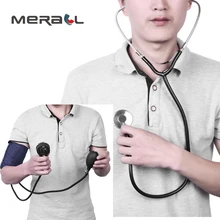 Stethoscope Blood Pressure Monitor Manual Arm Sphygmomanometer Measuring Blood Pressure meter medical equipment health care цена Stethoscope Blood Pressure Monitor Manual Arm Sphygmomanometer Measuring Blood Pressure meter medical equipment health care цены онлайн