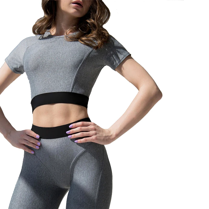 

Fashion Breathable Hip Sporty Slim Set Street Hipsters Leisure Two Piece Set Comfortable Patchwork Casual Clothing for Women L2